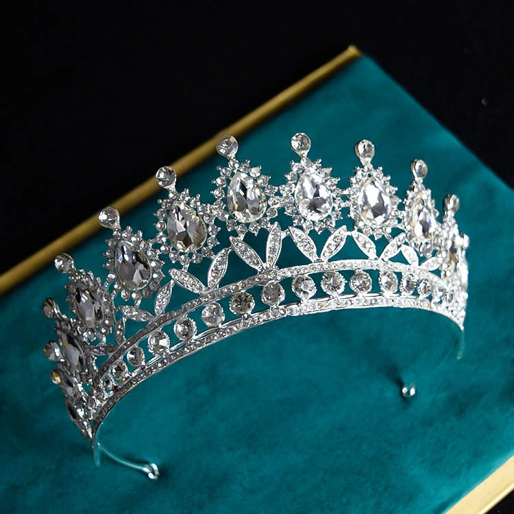 European Crown Bridal Headdress Rhinestone Hair Accessories Bridal Wedding Accessories